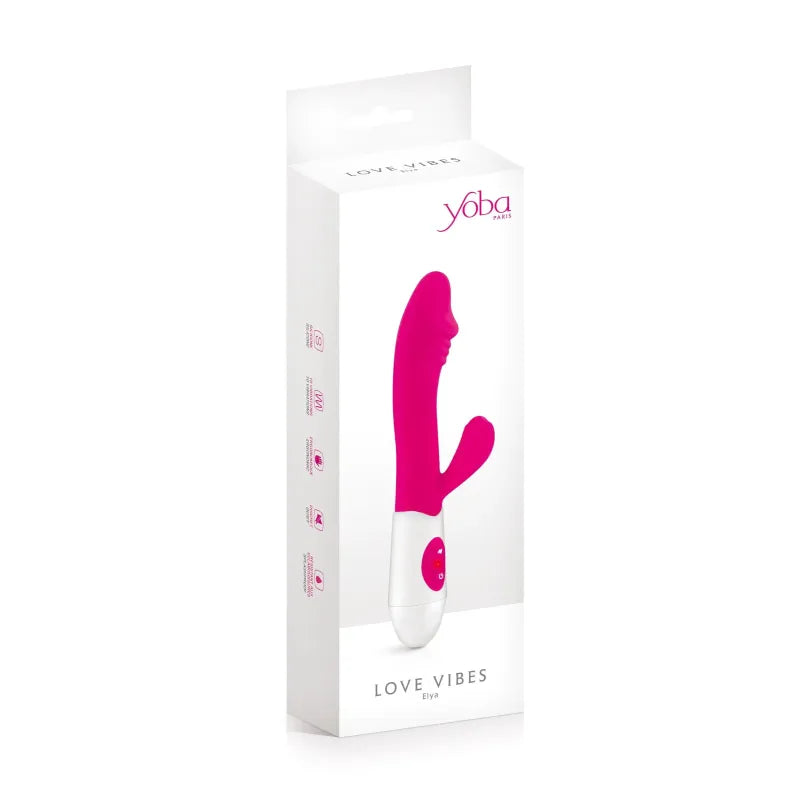 Vibrateur Double Stimulation - Elya | La Rencontre du Style & du Plaisir à la Française Yoba Paris Sensations plus