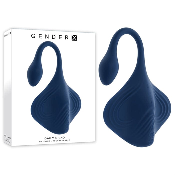 Vibrateur Double Stimulation - La Vague Daily Grind | Avec Plug & Texturée Gender X Sensations plus