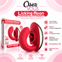 Vibrateur Double Stimulation - Licking Moon | Osez-Vous Osez-Vous Sensations plus