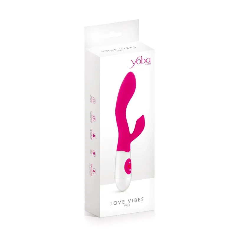 Vibrateur double stimulation - Naya | 10 Modes de Vibration & Double Plaisir Point G & Clito Yoba Paris Sensations plus