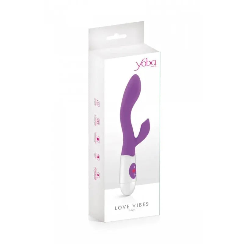 Vibrateur double stimulation - Naya | 10 Modes de Vibration & Double Plaisir Point G & Clito Yoba Paris Sensations plus