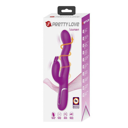 Vibrateur Double Stimulation - Pretty Love Laursen | Mouvements d’Ondulation Internes Pretty Love Sensations plus