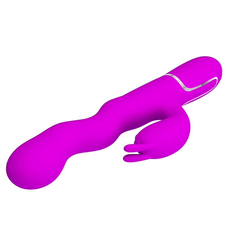 Vibrateur Double Stimulation - Pretty Love Laursen | Mouvements d’Ondulation Internes Pretty Love Sensations plus