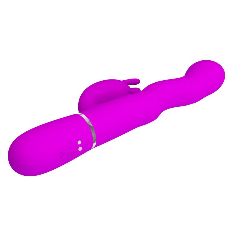 Vibrateur Double Stimulation - Pretty Love Laursen | Mouvements d’Ondulation Internes Pretty Love Sensations plus