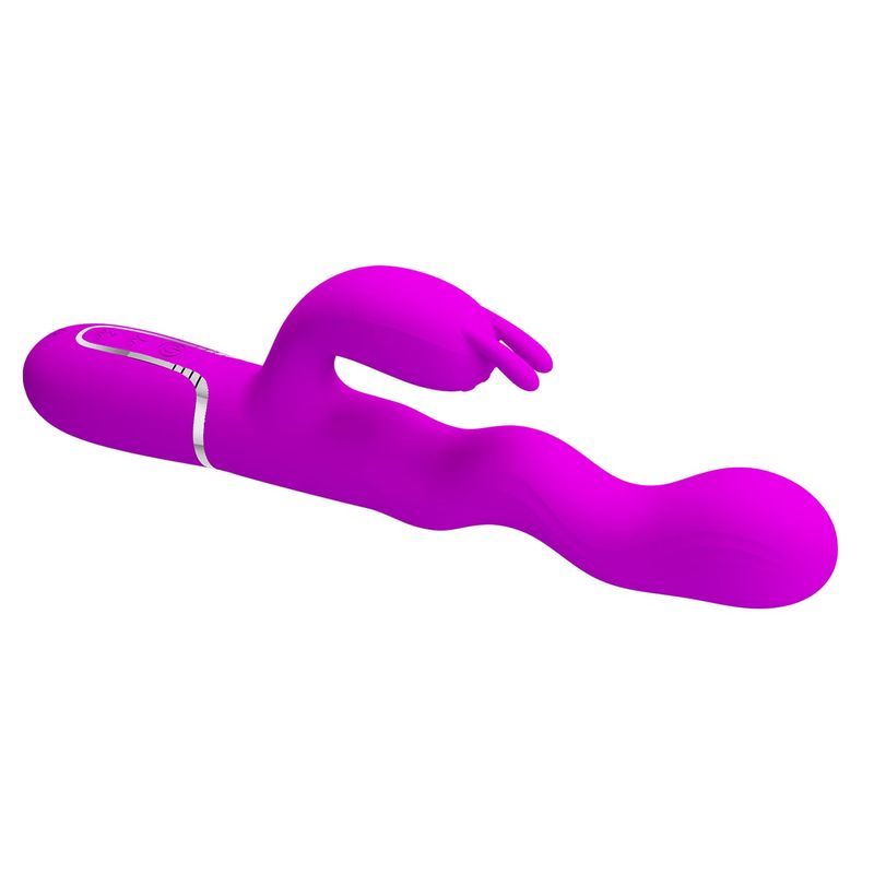 Vibrateur Double Stimulation - Pretty Love Laursen | Mouvements d’Ondulation Internes Pretty Love Sensations plus
