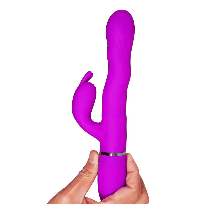 Vibrateur Double Stimulation - Pretty Love Laursen | Mouvements d’Ondulation Internes Pretty Love Sensations plus