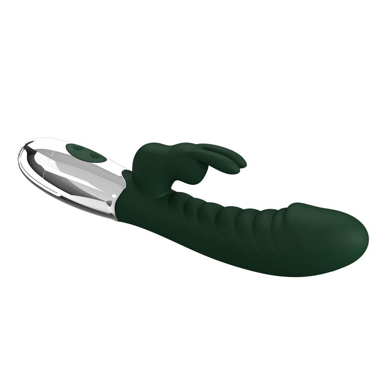 Vibrateur Double Stimulation - Pretty Love Naughty Bunny | 2 Moteurs 30 Modes Rechargeable Pretty Love Sensations plus