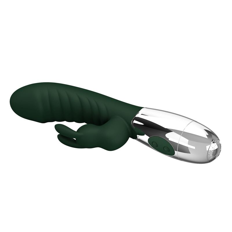 Vibrateur Double Stimulation - Pretty Love Naughty Bunny | 2 Moteurs 30 Modes Rechargeable Pretty Love Sensations plus