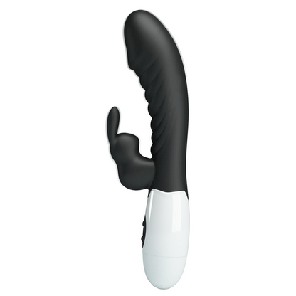 Vibrateur Double Stimulation - Pretty Love Naughty Bunny | 30 Modes, 2 Moteurs Pretty Love Sensations plus