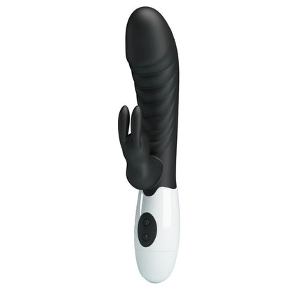 Vibrateur Double Stimulation - Pretty Love Naughty Bunny | 30 Modes, 2 Moteurs Pretty Love Sensations plus
