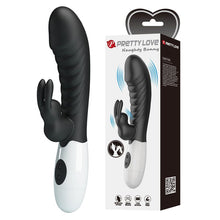 Vibrateur Double Stimulation - Pretty Love Naughty Bunny | 30 Modes, 2 Moteurs Pretty Love Sensations plus
