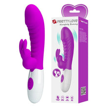 Vibrateur Double Stimulation - Pretty Love Naughty Bunny | 30 Modes, 2 Moteurs Pretty Love Sensations plus
