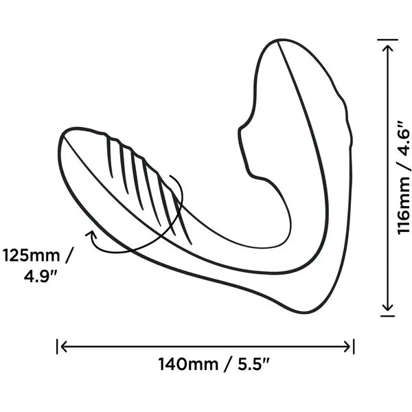 Vibrateur Double Stimulation - ROMP Reverb | Vibrations & Succions ROMP Sensations plus