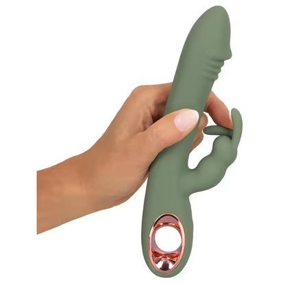Vibrateur Double Stimulation - Slim Rabbit Olive | Vaginal & Clitoris, 10 modes & Étanche You2Toys Sensations plus
