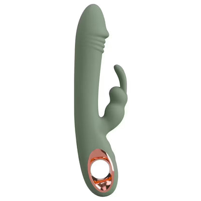 Vibrateur Double Stimulation - Slim Rabbit Olive | Vaginal & Clitoris, 10 modes & Étanche You2Toys Sensations plus