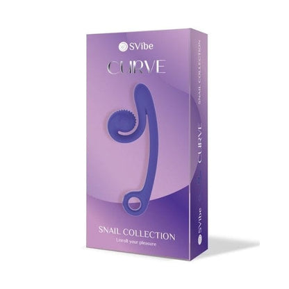 Vibrateur Double Stimulation - SVibe Curve | Stimulations Slide’n’Roll Clitoris & Point-G SVibe Sensations plus