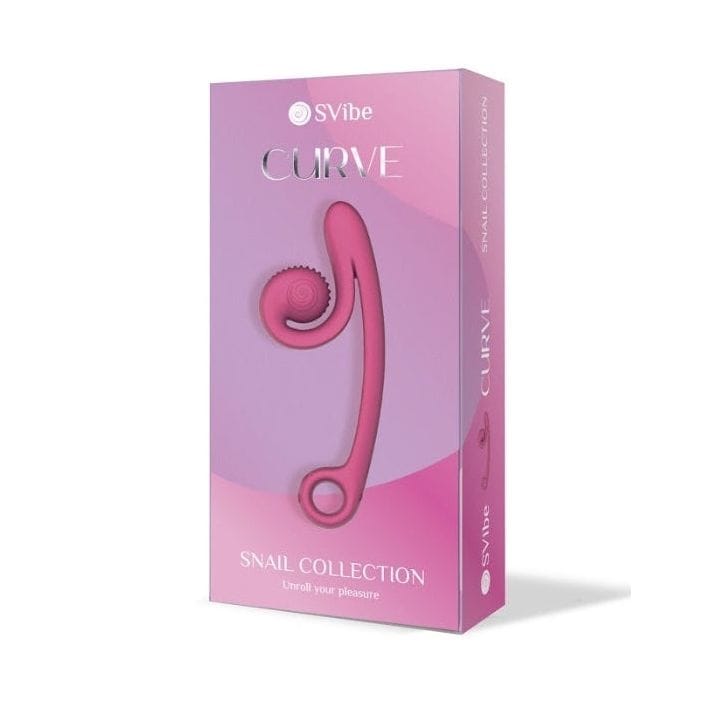 Vibrateur Double Stimulation - SVibe Curve | Stimulations Slide’n’Roll Clitoris & Point-G SVibe Sensations plus