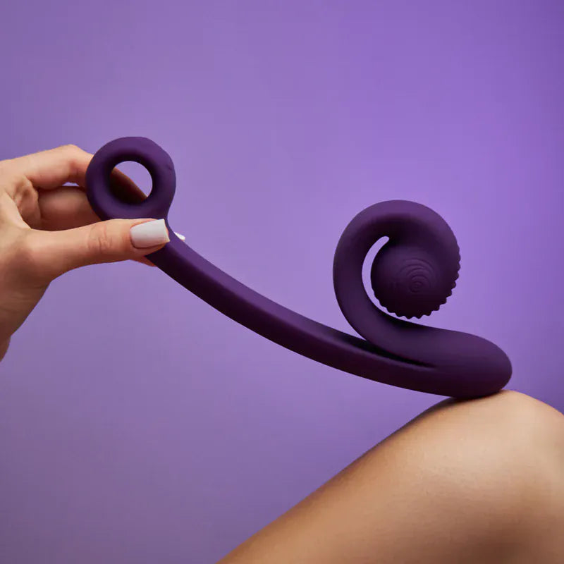 Vibrateur Double Stimulation - SVibe Curve | Stimulations Slide’n’Roll Clitoris & Point-G SVibe Sensations plus