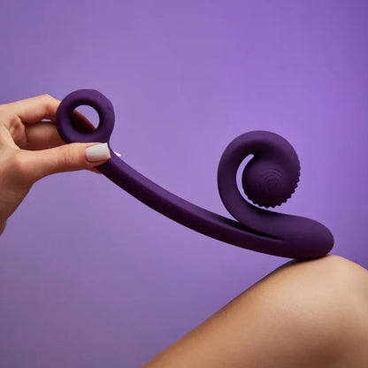 Vibrateur Double Stimulation - SVibe Curve | Stimulations Slide’n’Roll Clitoris & Point-G SVibe Sensations plus