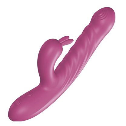 Vibrateur Double Stimulation & Va-et-Vient - Le Performant Lapin | Point G & Clitoris Secwell Sensations plus