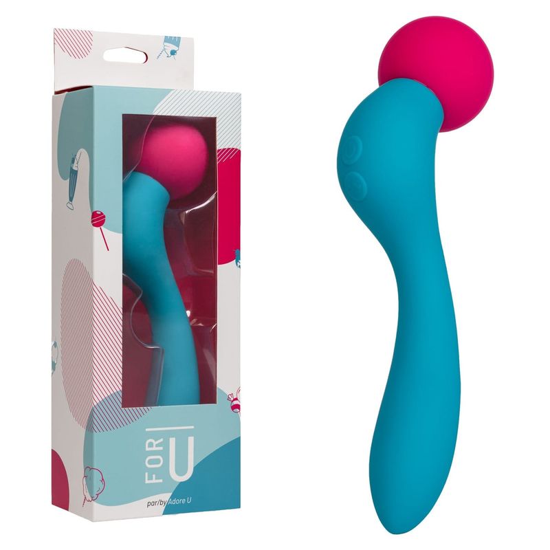 Vibrateur Double Stimulation Wand 2 en 1 -  Fruitcake | Adore U For U Adore U - For U Sensations plus