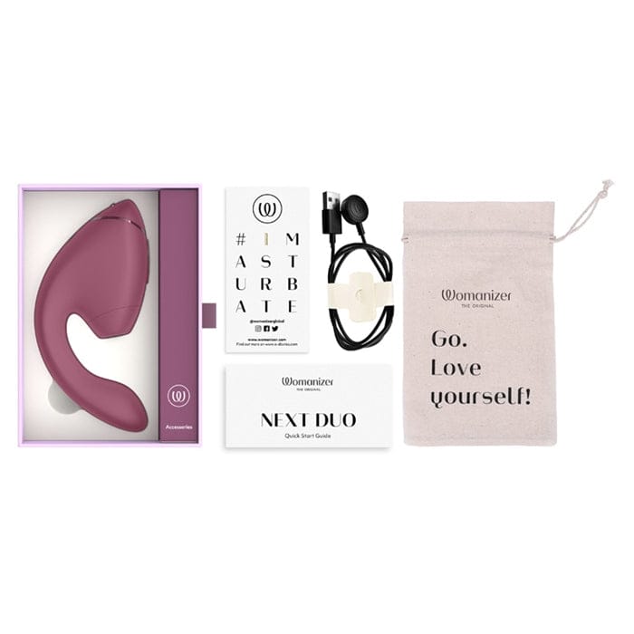 Vibrateur Double Stimulation - Womanizer Next Duo 2 | Clitoris & Point-G Womanizer Sensations plus