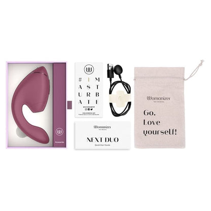 Vibrateur Double Stimulation - Womanizer Next Duo 2 | Clitoris & Point-G Womanizer Sensations plus