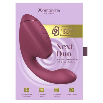 Vibrateur Double Stimulation - Womanizer Next Duo 2 | Clitoris & Point-G Womanizer Sensations plus