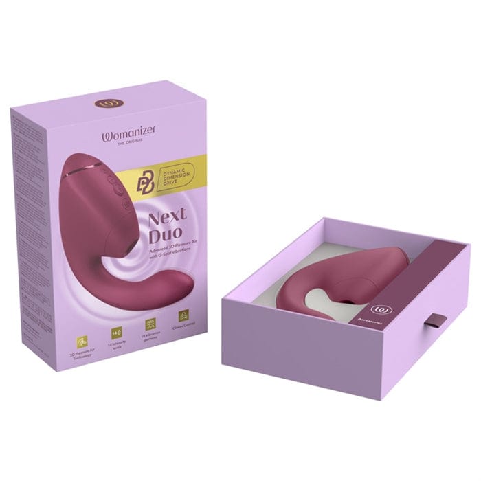 Vibrateur Double Stimulation - Womanizer Next Duo 2 | Clitoris & Point-G Womanizer Sensations plus