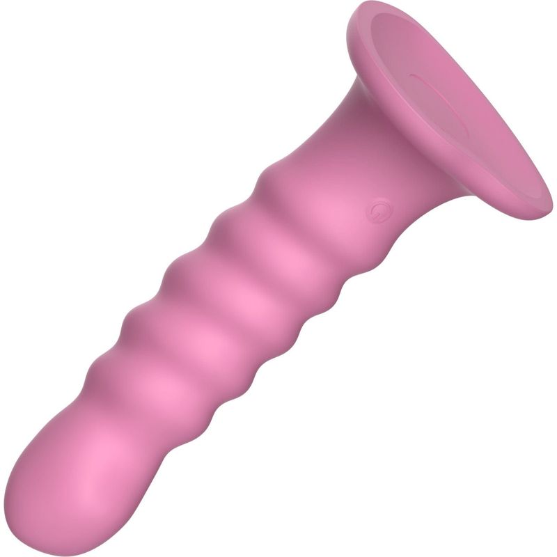 Vibrateur - Duo Moyen Vibro Ondulé | 10 Vibrations & Harnais Compatible Adore U DUO Sensations plus