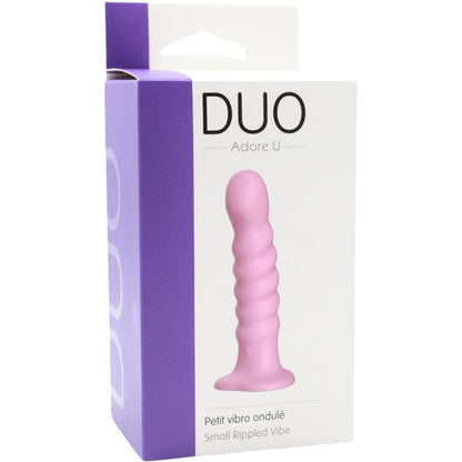 Vibrateur - Duo Petit Vibro Ondulé | 10 Vibrations & Harnais Compatible Adore U DUO Sensations plus