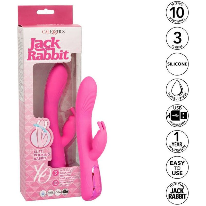 Vibrateur - Jack Rabbit - Elite Rocking Rabbit - Calexotics CalExotics Sensations plus