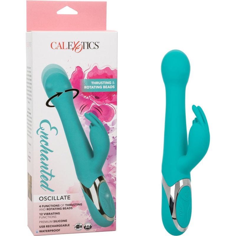 Vibrateur Lapin - Calexotics - Enchanted Oscillate CalExotics Sensations plus