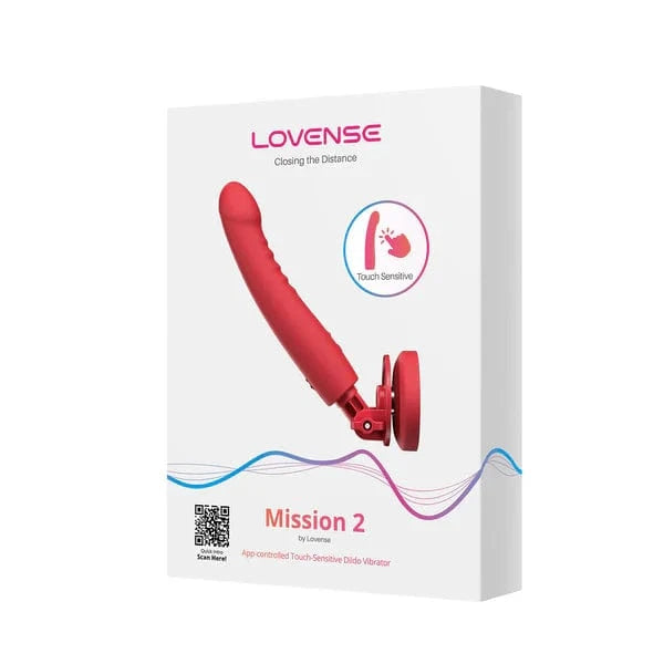 Vibrateur – Lovense Mission 2 | Dildo Tactile Contrôlé par Application Lovense Sensations plus