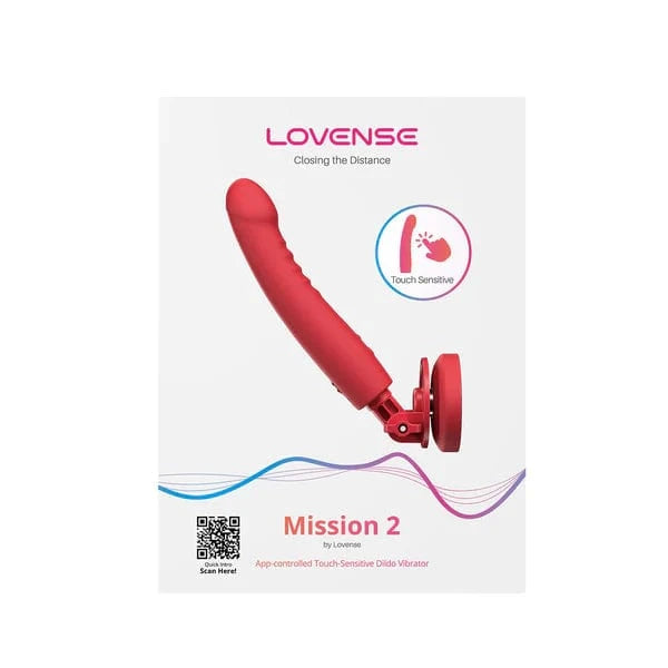 Vibrateur – Lovense Mission 2 | Dildo Tactile Contrôlé par Application Lovense Sensations plus
