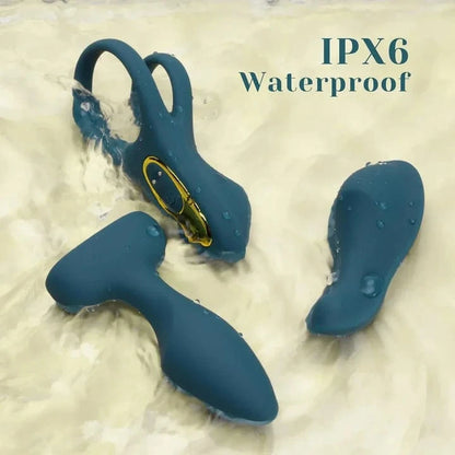 Vibrateur - Maxikit Couple Vibrator Kit | Kit 3-en-1 à distance & Plaisir Partagé Stacy's Dog Sensations plus