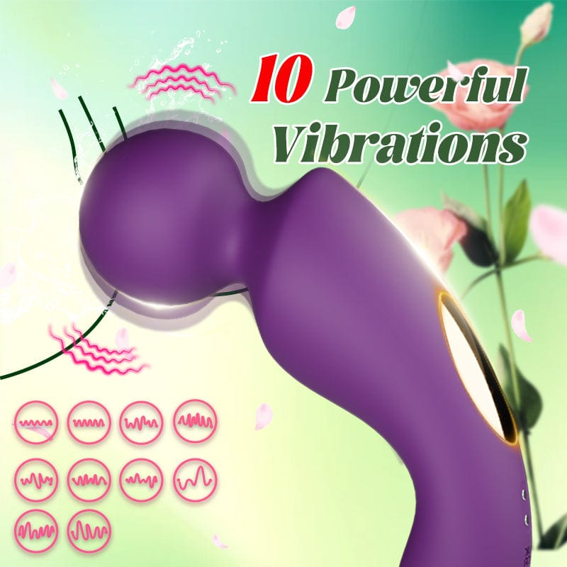 Vibrateur Mini Wand - Bonnie | 10 vibrations, Rechargeable & Waterproof Secwell Sensations plus