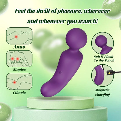 Vibrateur Mini Wand - Bonnie | 10 vibrations, Rechargeable & Waterproof Secwell Sensations plus