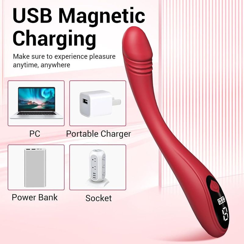 Vibrateur Point G Incurvé - Pleaser Pro G Spot | 7 po & Rechargeable The Pleasure Compagny Sensations plus