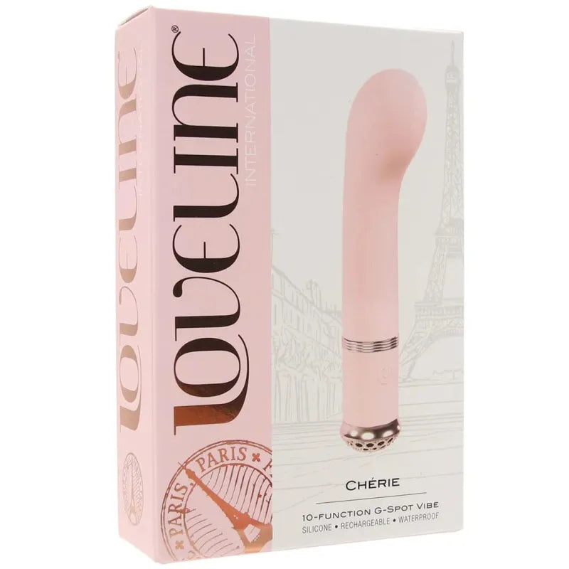 Vibrateur Point G - Loveline Chérie | Rechargeable, Silicone & 10 Modes de Vibration Loveline Sensations plus