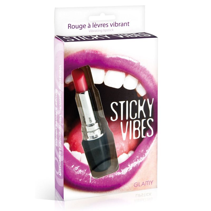 Vibrateur pour clitoris - Sticky Vibes | Rouge à Lèvres Vibrant & Discret Glamy Sensations plus