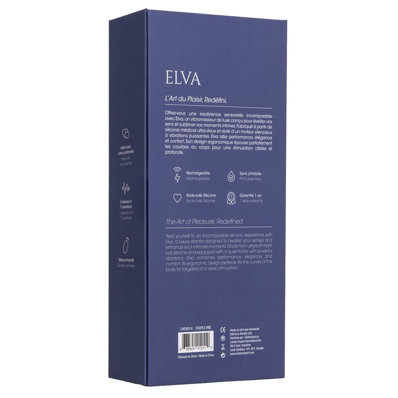 Vibrateur pour Couple - Celestia Elva Adore U | Double Stimulation Celestia - Adore U Sensations plus