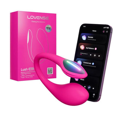 Vibrateur pour couple - Lush Mini - Œuf vibrant connecté ultra discret lovense Sensations plus