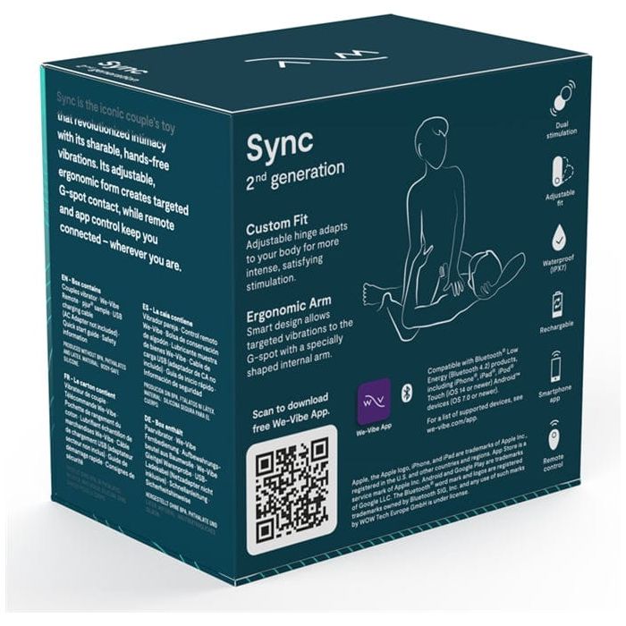 Vibrateur pour Couple - We-Vibe - Sync 2 We-Vibe Sensations plus