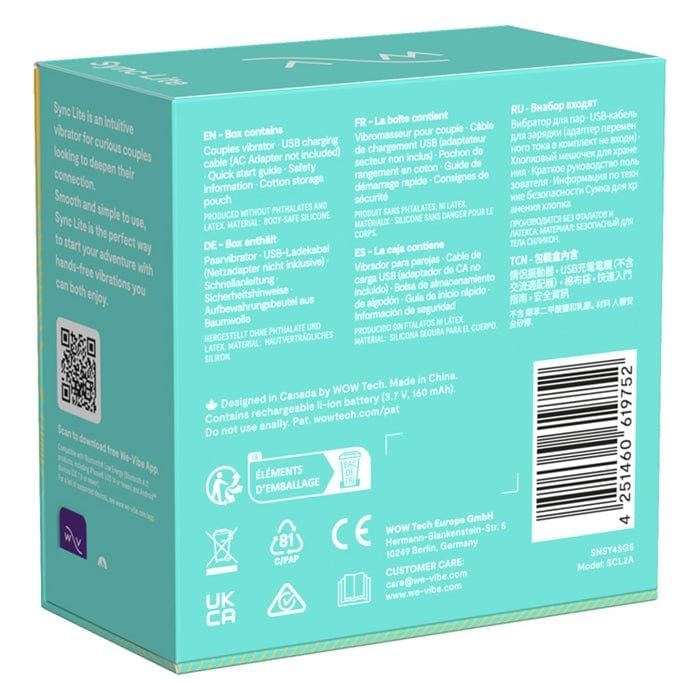 Vibrateur pour Couple - We-Vibe - Sync Lite We-Vibe Sensations plus