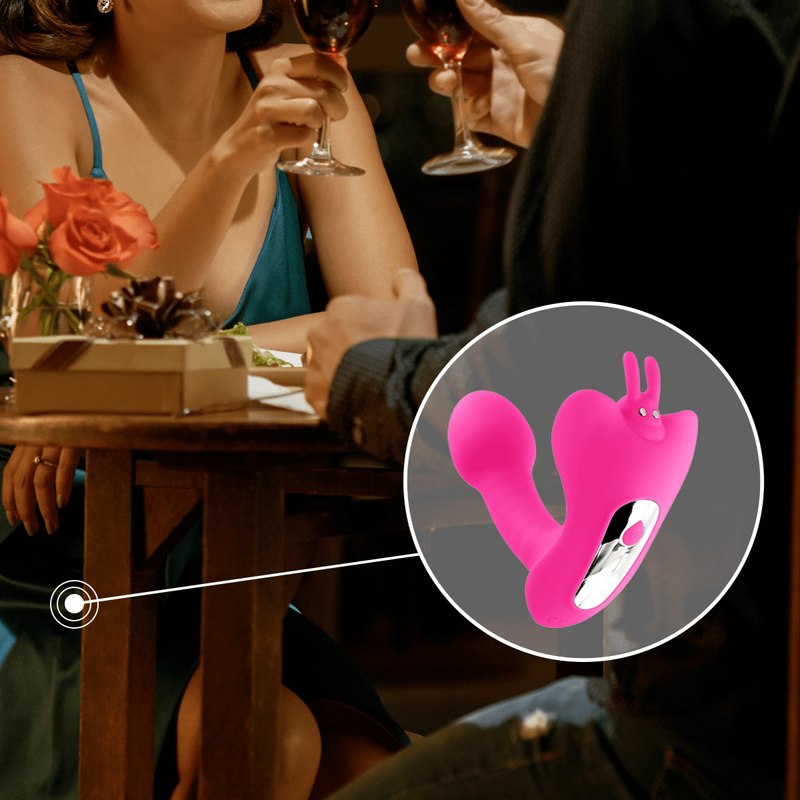 Vibrateur pour Culotte 3-en-1 - Butterfly de Yoba Paris | Clitoris, Vulve & Point G Yoba Paris Sensations plus