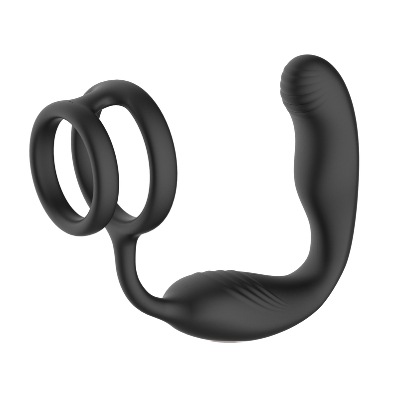 Vibrateur Prostate 360° - Becky Buckle Ring | Double Moteur & Anneau Pénien Secwell Sensations plus