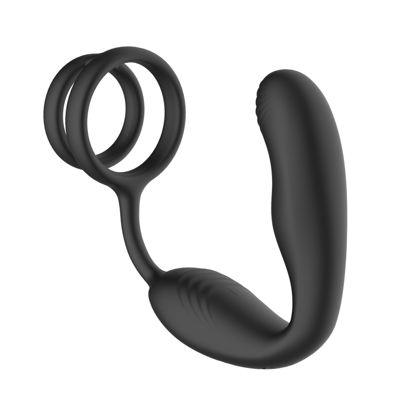Vibrateur Prostate 360° - Becky Buckle Ring | Double Moteur & Anneau Pénien Secwell Sensations plus