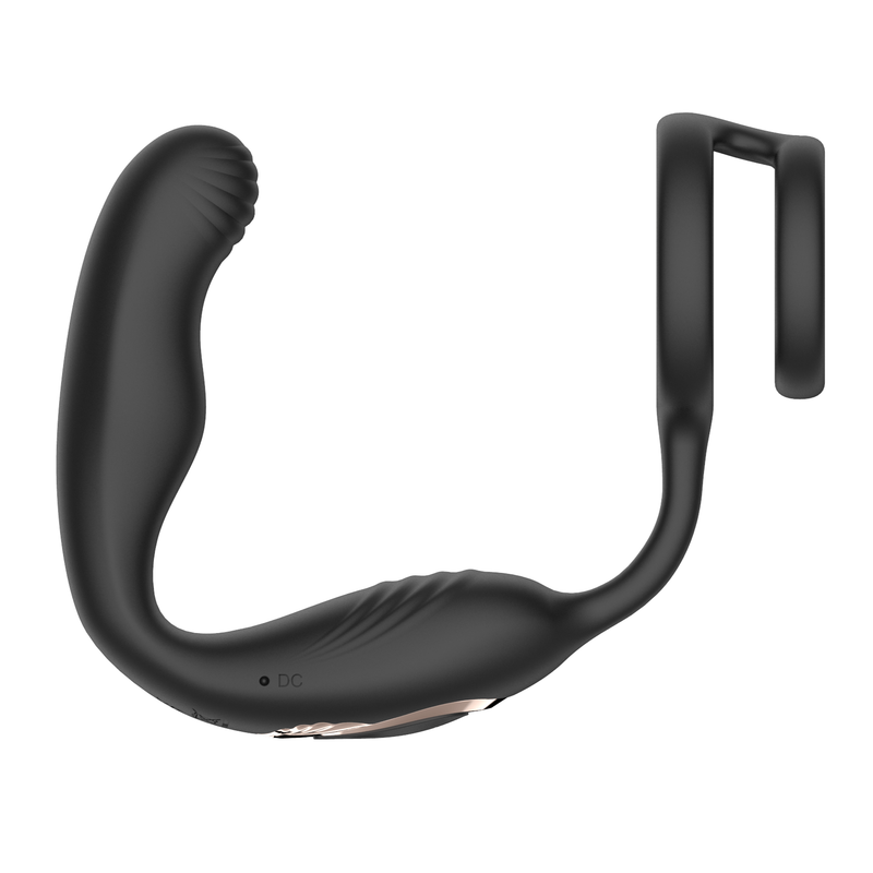 Vibrateur Prostate 360° - Becky Buckle Ring | Double Moteur & Anneau Pénien Secwell Sensations plus