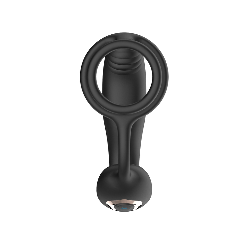 Vibrateur Prostate 360° - Becky Buckle Ring | Double Moteur & Anneau Pénien Secwell Sensations plus